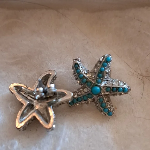 Starfish and Star Earrings - Three Pair - Picture 5 of 8